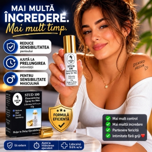 Spray Stud 100 Original Pentru Întârzierea Ejaculării Spray Stud 100 Original Pentru Întârzierea Ejaculării pe Naturo.ro